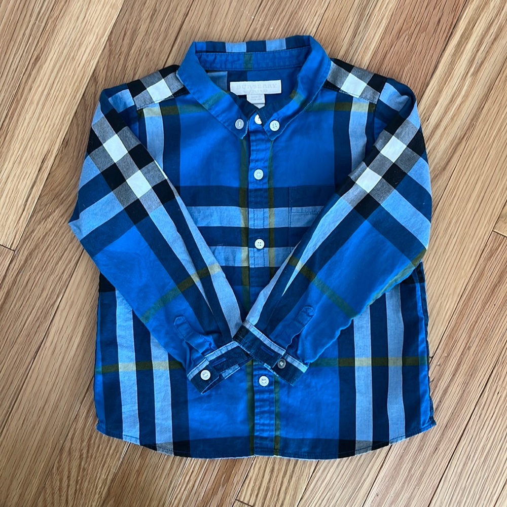 Burberry size 2 boy toddler button down.